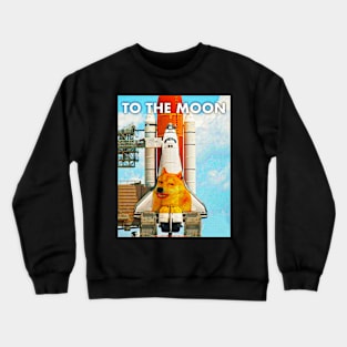 To the moon Crewneck Sweatshirt